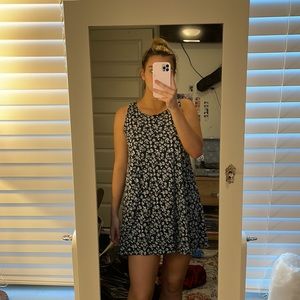 Forever21 Green Floral Dress